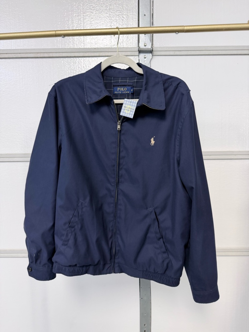 Polo by Ralph Lauren Men's Navy Harrington Jacket
